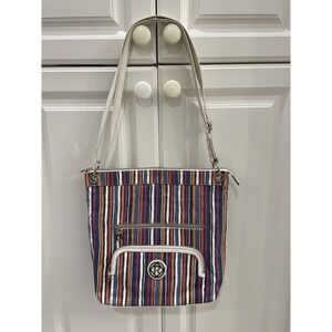 Relic Multicolored Vertical Striped Crossbody Bag